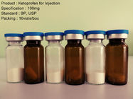 Injeção 100mg do Ketoprofen de NSAIA que reconstitui medicamentações pulverizadas